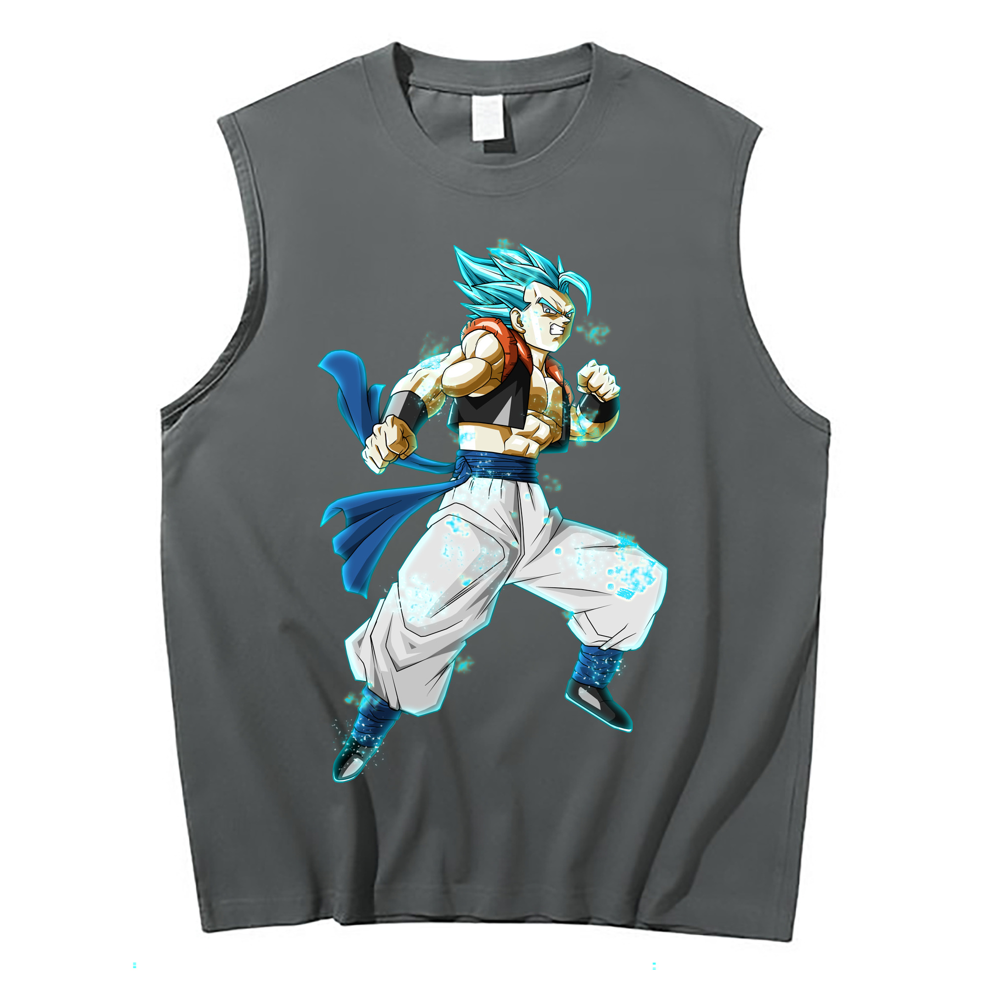 （画像用） ドラゴンボール ベジータ四世（Bejīta Yonsei）DRAGON BALL Vegeta IV コットン100％タンクトップ（フロントプリント）